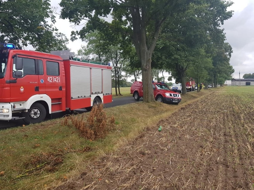 Przy wjeździe do Ośrodka Wypoczynkowego w Skorzęcinie z...