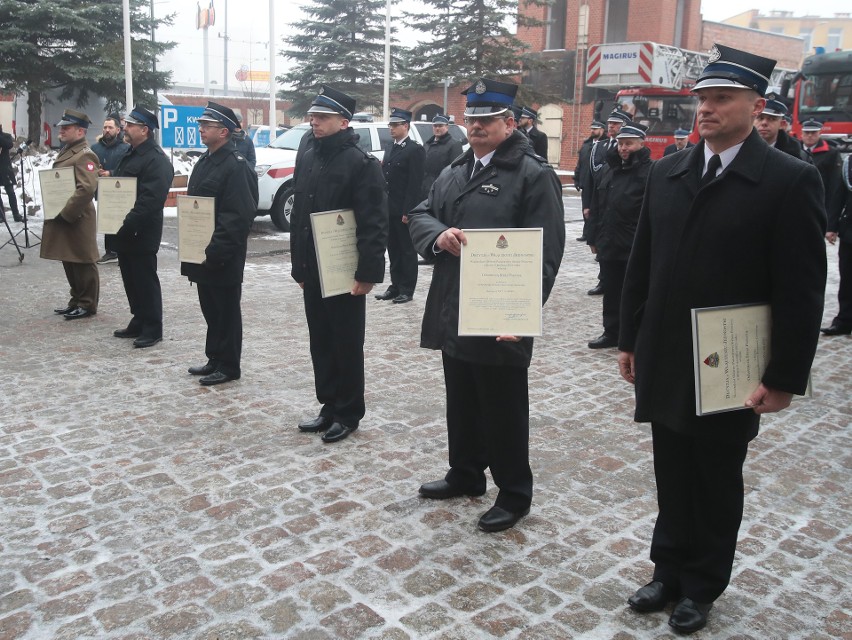 Strażacy z OSP Trzebież,  w ramach akcji #SzczepimySię z OSP...