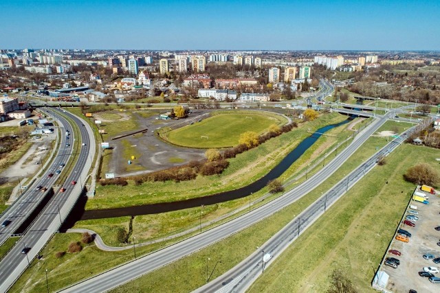 Parcela przy ul. Kresowej w Lublinie, na której znajduje się stadion