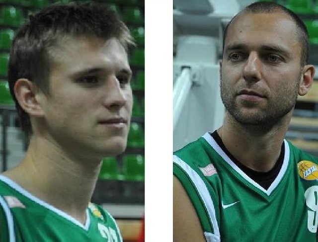 Rafał Rajewicz (z lewej) i Marcin Flieger w nadchodzącym sezonie będą nadal zawodnikami Zastalu Zielona Góra