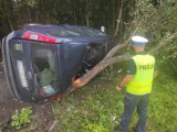 Wypadek na Szosie Chełmińskiej. Kierowca najprawdopodobniej jechał za szybko [Zdjęcia]