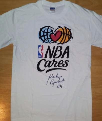 Koszulka NBA z podpisem Marcina Gortata