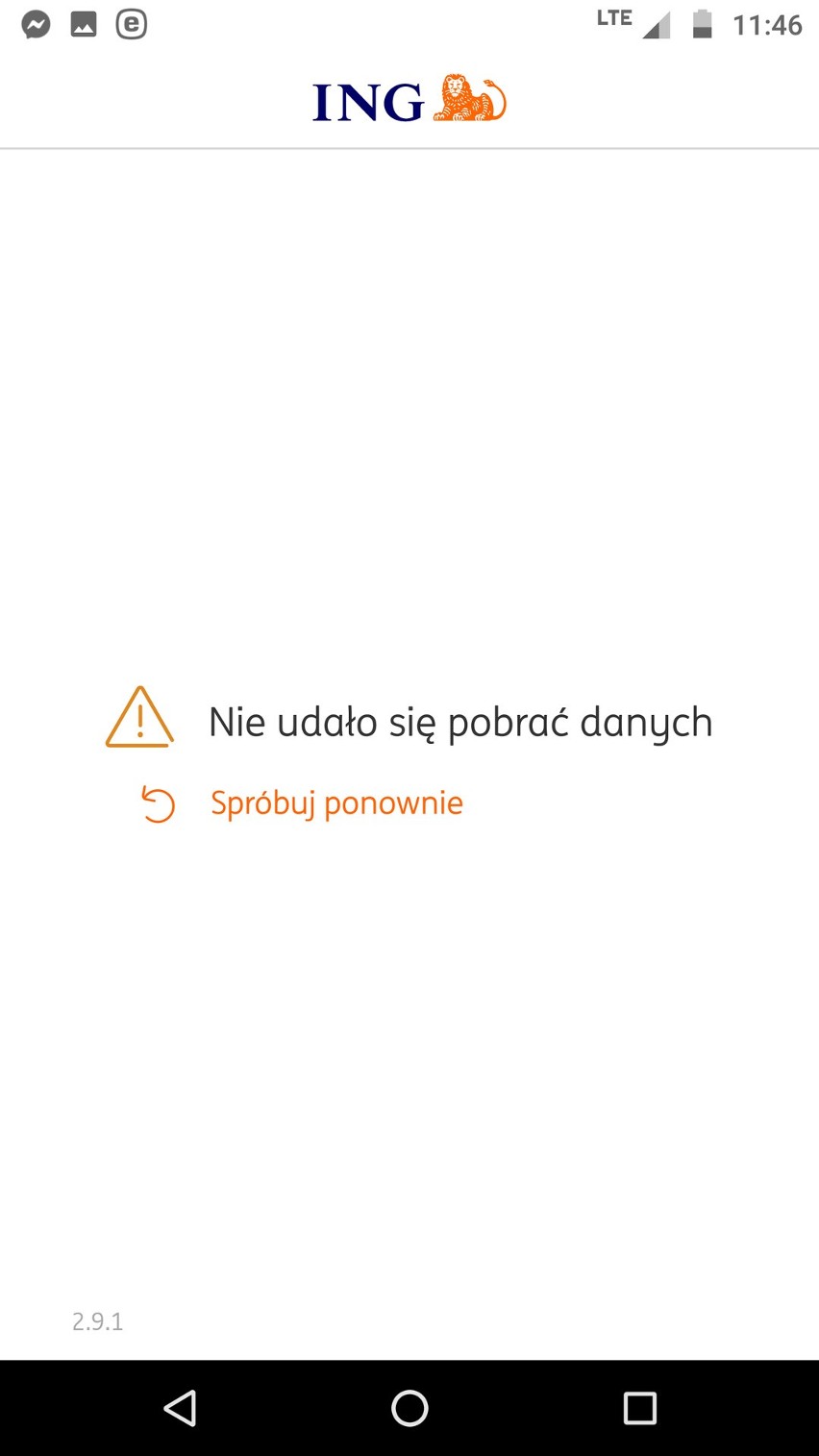 Awaria ING Bank Śląski: problem z bankowością online,...