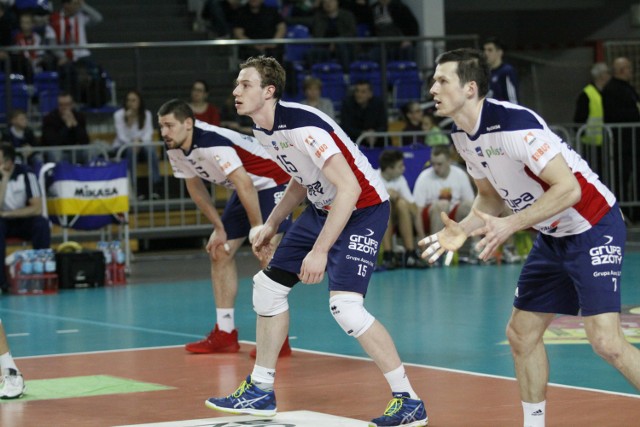 Od lewej: Dawid Konarski, Sam Deroo i Rafał Buszek.