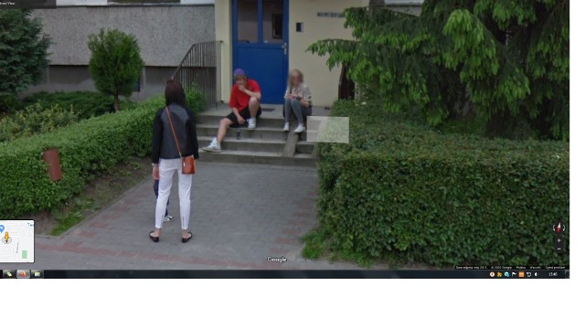 Mieszkańcy osiedla Bratkowice w Łowiczu na Google Street View. Kogo złapała kamera?