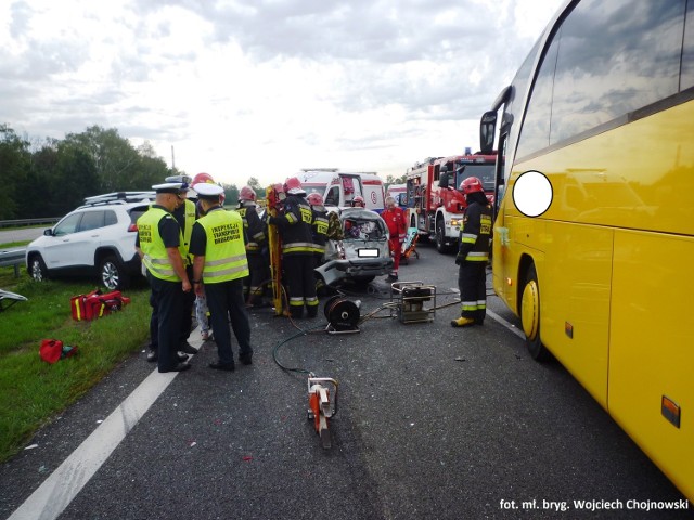 Zablokowana autostrada A4 i zjazd z S1 po wypadku