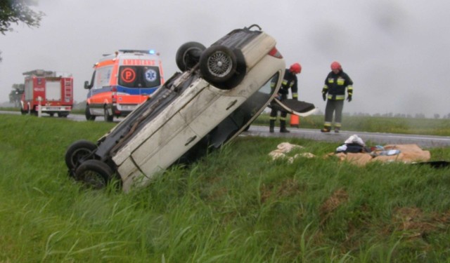 Wypadek koło Starego Pola (20.06.2014)