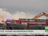 Płonie składowisko opon w Opolskiem. Zaangażowanych 100 strażaków