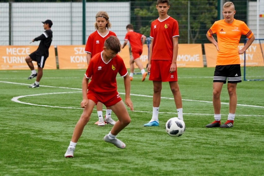 Trening Jagiellonii z rocznika 2005 prowadzonej przez...