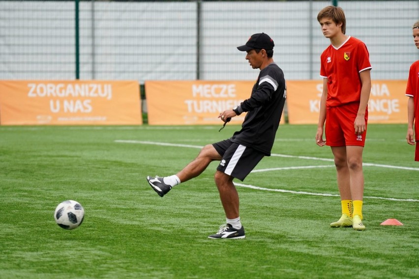 Trening Jagiellonii z rocznika 2005 prowadzonej przez...