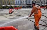 Płyta Starego Rynku w Bydgoszczy znowu pójdzie do czyszczenia - jeszcze na gwarancji
