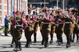 Parada w Lublińcu z okazji 750-lecia miasta - orkiestra, kawaleria konna i mieszkańcy [ZDJĘCIA]
