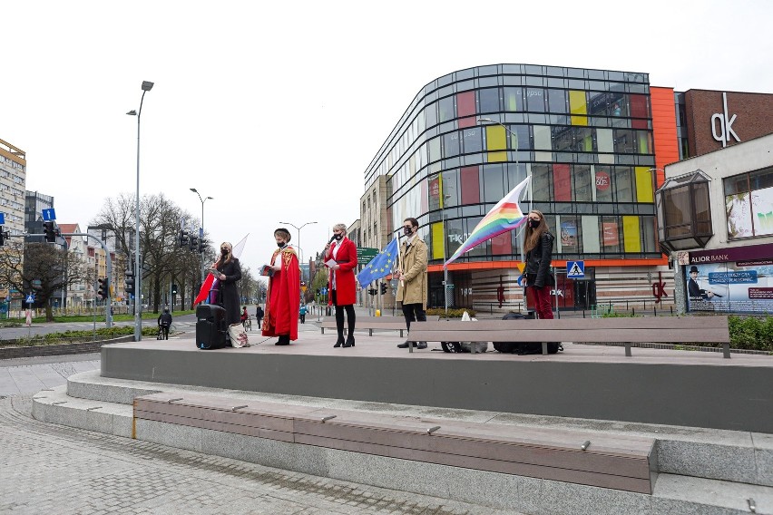 Protest Lewicy w Szczecinie