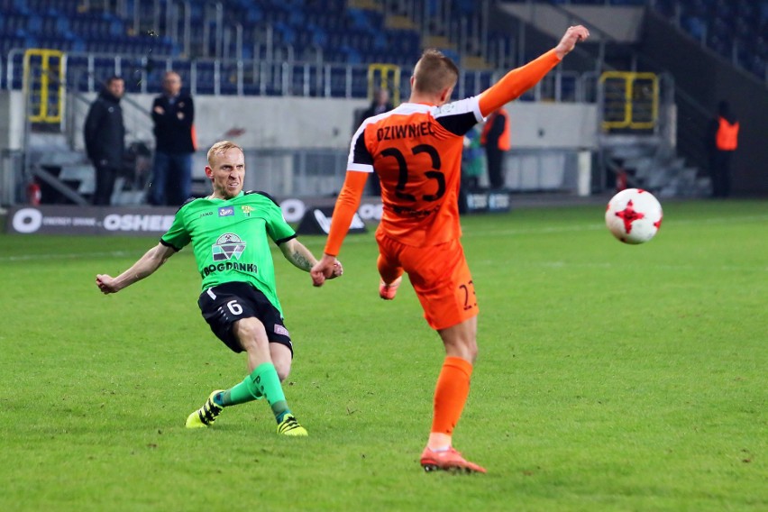 Górnik Łęczna – Zagłębie Lubin 0:1. Zielono-czarni nadal na dnie