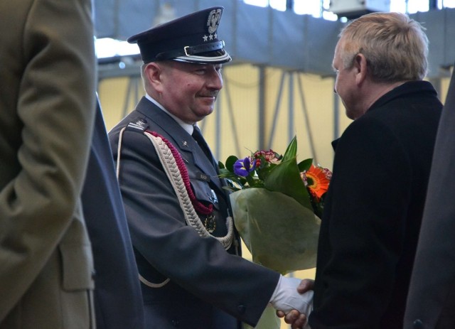 Ppłk pil. Leszek Błach, nowy dowódca przejął bazę lotniczą w Malborku