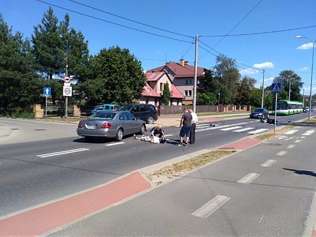 W środę, około godz. 13, na ul. 42 Pułku Piechoty w Białymstoku doszło do wypadku.