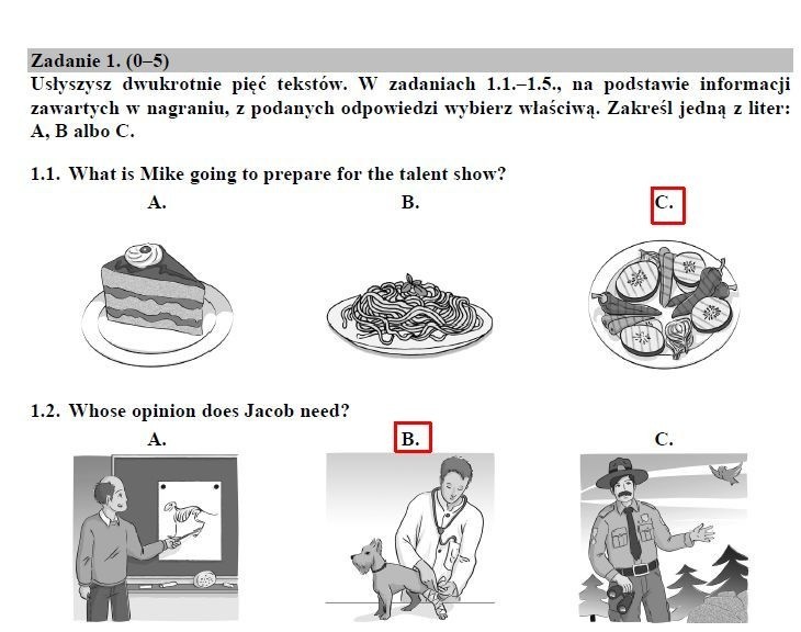 Egzamin gimnazjalny 2019 z CKE. Język angielski poziom podstawowy ARKUSZ I ODPOWIEDZI. Testy gimnazjalne z j. obcego (angielski) 12.04.2019