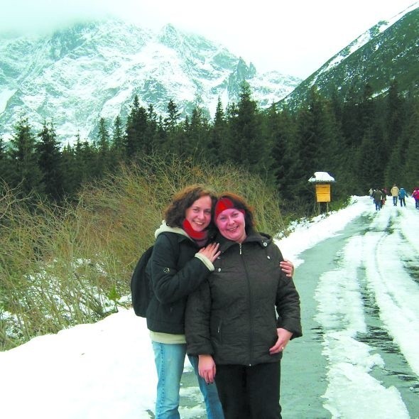 Anna Jastrzębska chętnie jeździ z córką w góry
