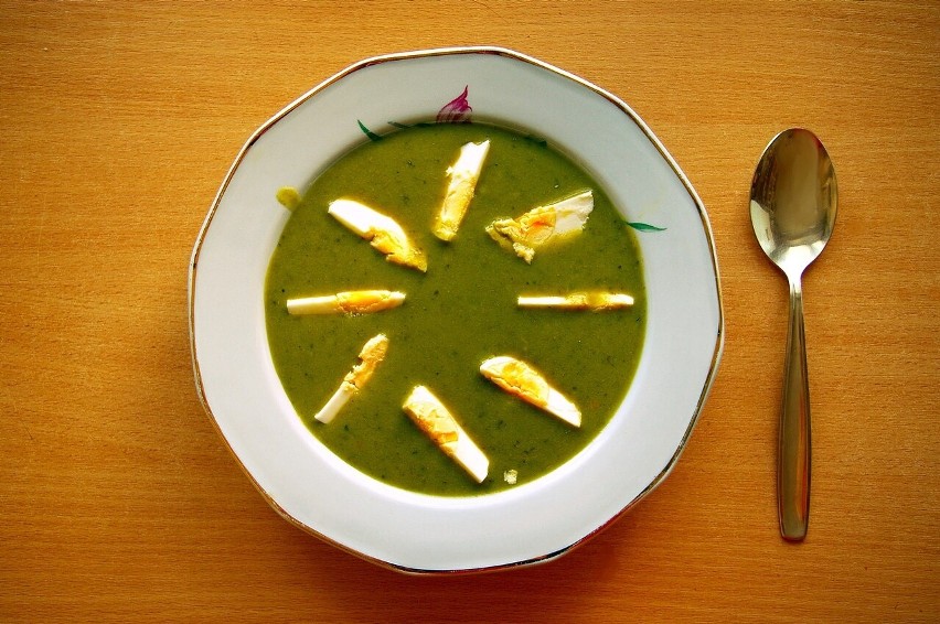 Zielono zupa...