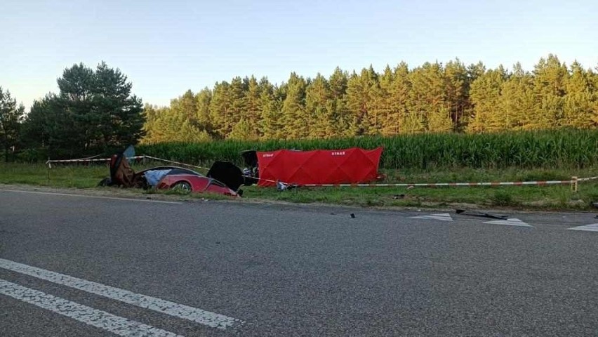 Tragiczny wypadek na trasie Sokółka - Dąbrowa Białostocka....