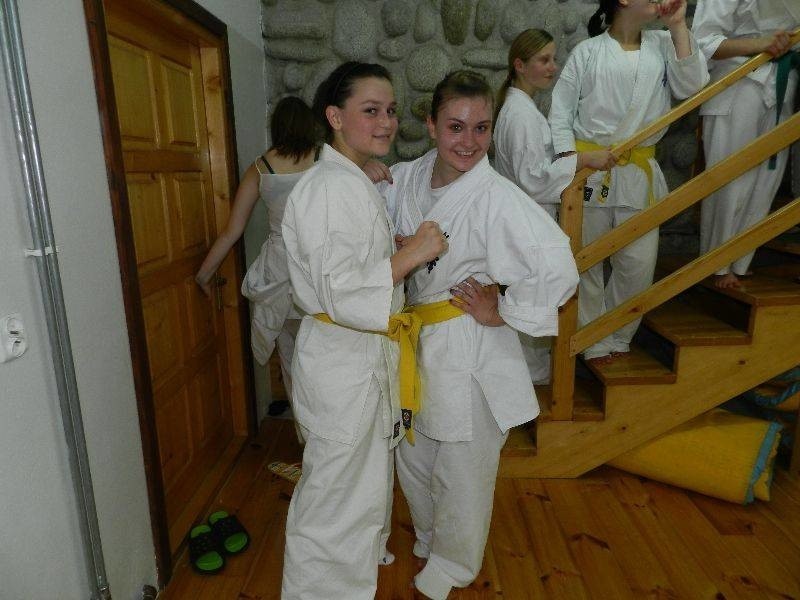 Karatecy na obozie w górach