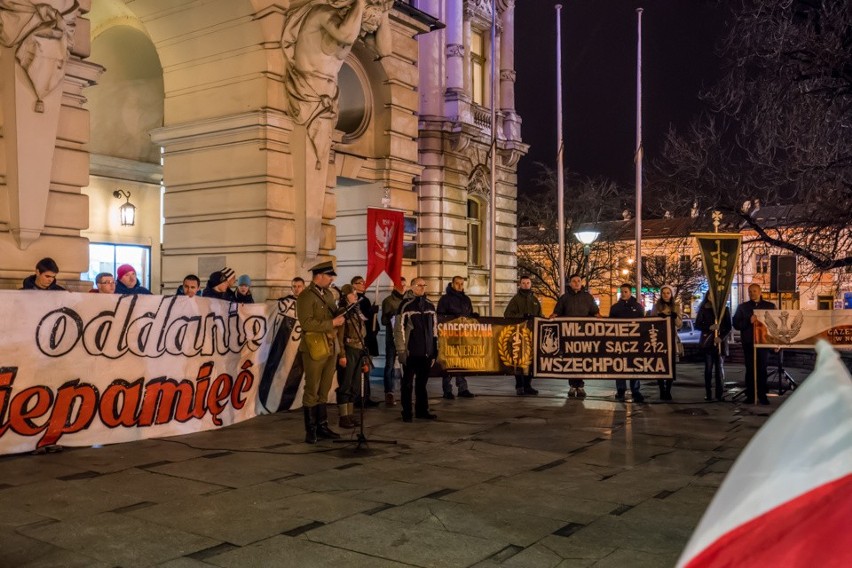 Nowy Sącz. Marsz pamięci Żołnierzy Niezłomnych