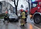 Policyjny pościg i dachowanie w Rudzie Śląskiej. 23-letni kierowca BMW i dziewczyna zażyli narkotyki