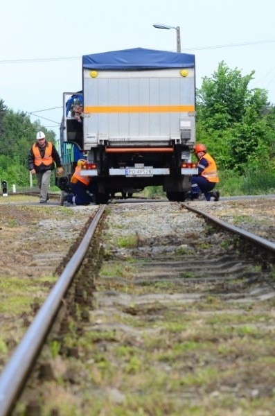 Kolejarze i sokiści przygotowali w Poznaniu na ulicy...