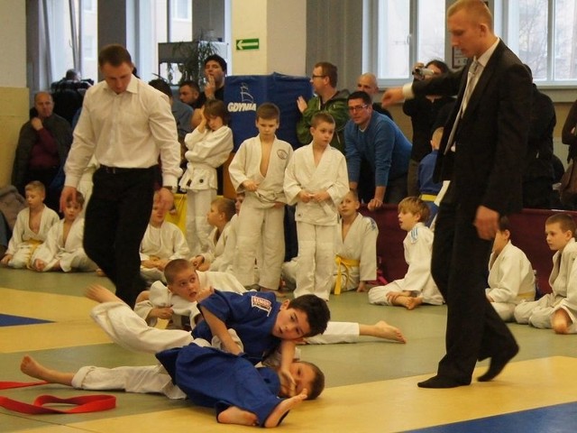 Mistrzostwa Gdyni z udziałem judoków ze Słupska i Kończewa.