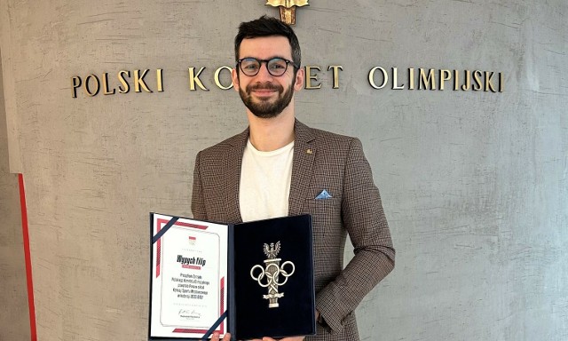 Filip Wypych odebrał niedawno w Polskim Komitecie Olimpijskim nominację do Komisji Sportu Młodzieżowego w kadencji 2023-27