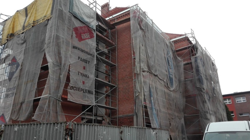 Trwa remont budynku 4a wodzisławskiego magistratu