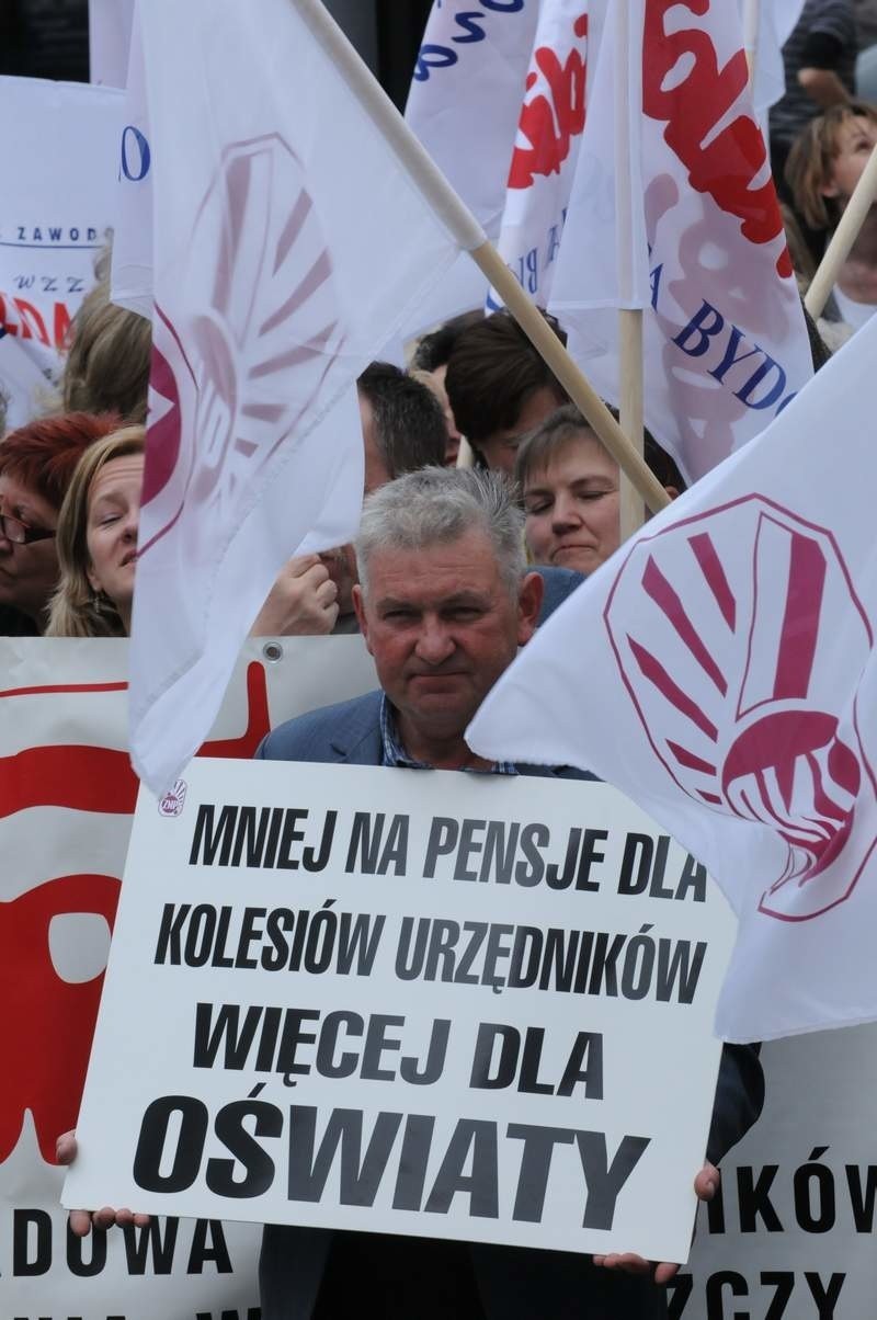 Protest nauczycieli