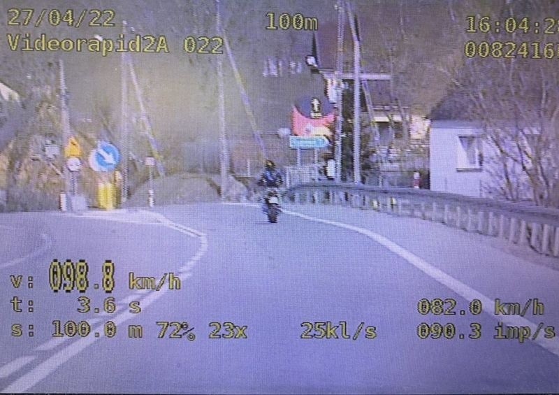 Zdjęcie z wideorejestratora policji