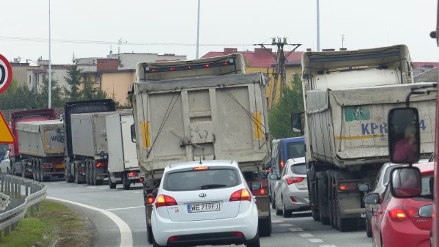 Wypadek w Skarżysku na krajowej siódemce