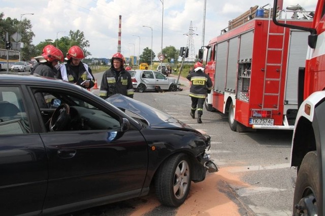 Kielce: Wypadek na Łódzkiej