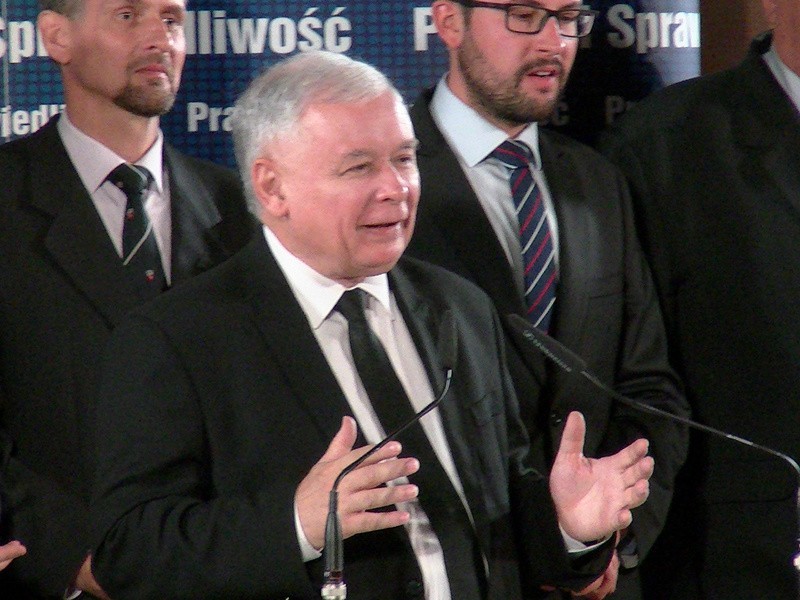 Konwencja wyborcza PiS. Jarosław Kaczyński w Koszalinie [wideo] 