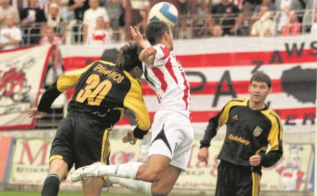 W Europie Cracovia miała okazję ostatni raz zaprezentować się w 2008 r., grając z Szachtoiorem Soligorsk