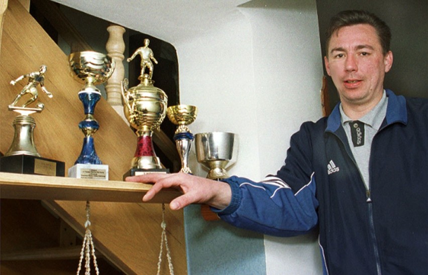 Tomasz Dziubiński w 2001 roku chwalił nam się trofeami....