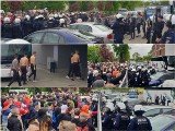 Widzew. Ponad godzinę trwała konfrontacja kibiców z piłkarzami Widzewa. Stadion otoczyły uzbrojone po zęby odziały policji