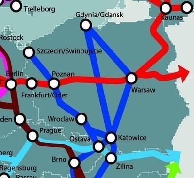 Komisja Europejska wyznaczyła szlak kolejowy północ-południe. Nie przez Małopolskę. FOT. KOMISJA EUROPEJSKA