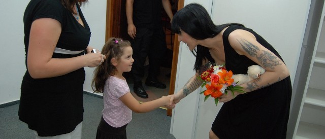 Agnieszka Chylińska spotkała się z 5-letnią Olą.