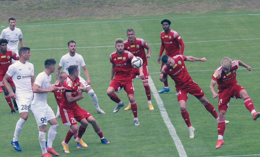 Zagłębie Lubin - Miedź Legnica 1:1. Remis w sparingu dolnośląskich drużyn (WIDEO)