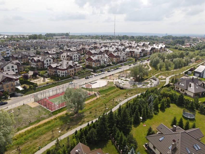 Park Warszewo-Podbórz w Szczecinie.