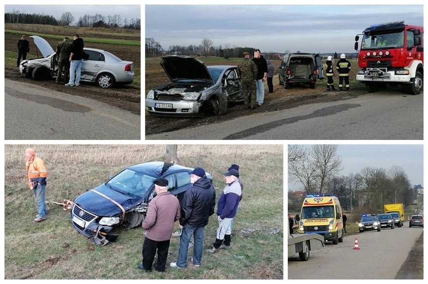 Opel vectra zderzył się w Rutkach-Kossakach z volkswagenem...