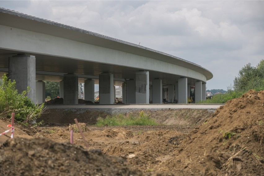 Budowa autostrady A4 Tarnów - Dębica. Zdjęcia zrobione na...