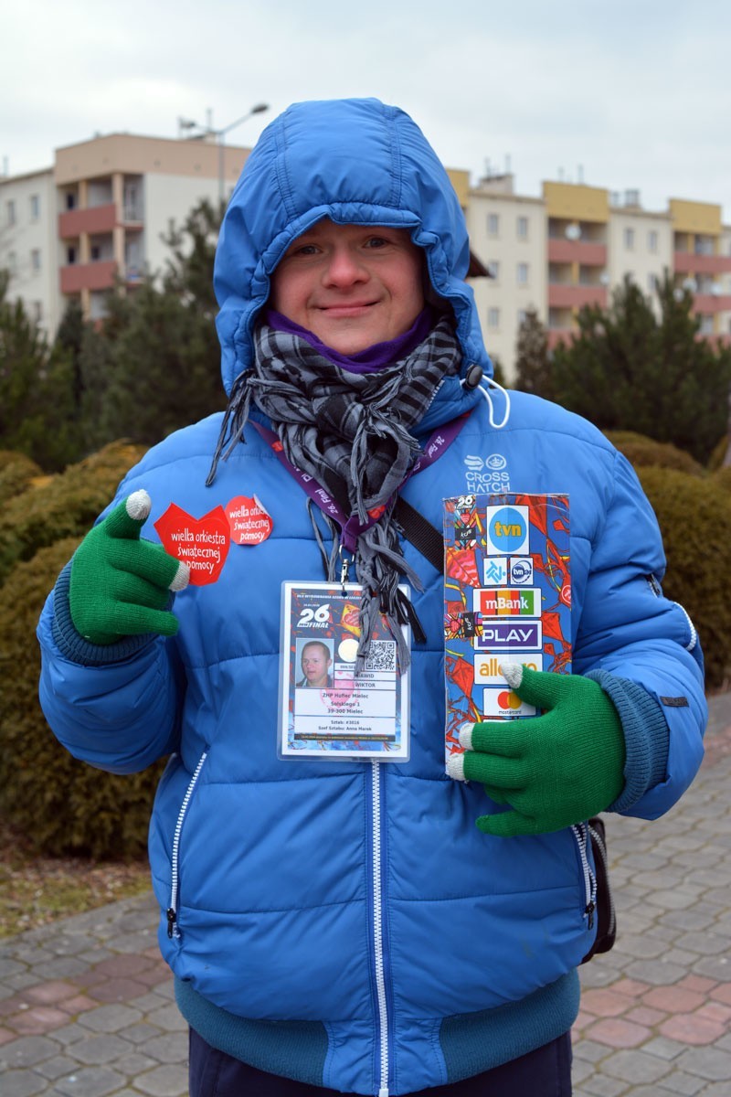 Wolontariusze Wielkiej Orkiestry Świątecznej Pomocy w Mielcu...