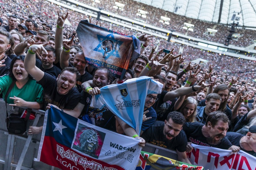 W Warszawie odbył się koncert zespołu Iron Maiden, który...