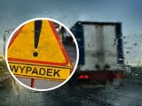 Wypadek na Średnicówce w Toruniu. Auto osobowe zderzyło się z dostawczakiem