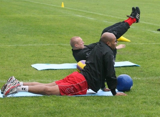 Edi Andradina i Łukasz Nawotczyński trenowali w środę indywidualnie.