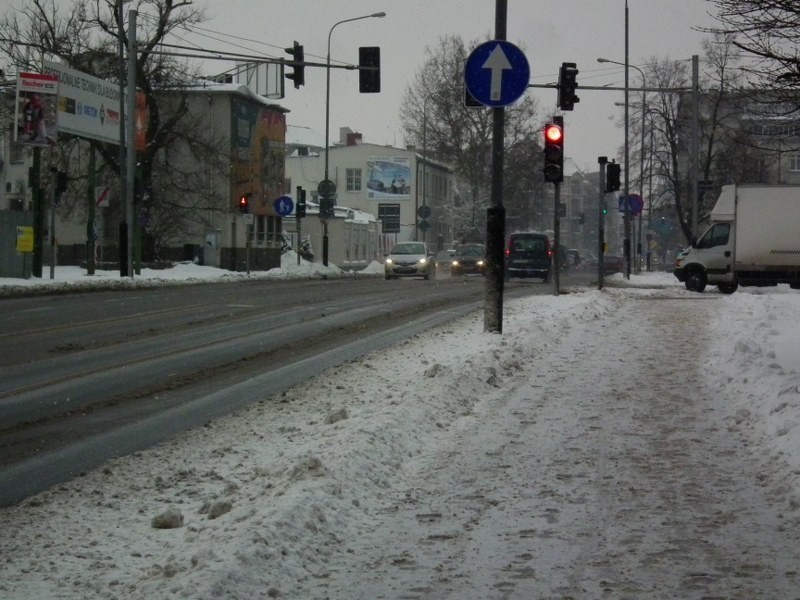 Atak zimy w Poznaniu.